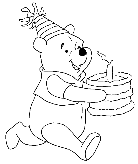 Coloring page: Winnie the Pooh (Animation Movies) #28812 - Free Printable Coloring Pages