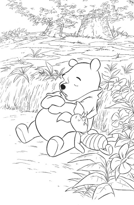 Coloring page: Winnie the Pooh (Animation Movies) #28824 - Free Printable Coloring Pages