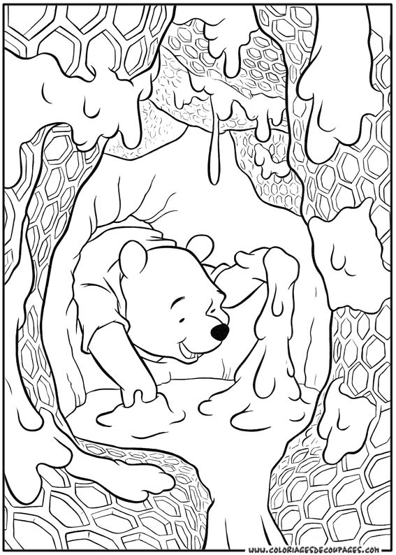 Coloring page: Winnie the Pooh (Animation Movies) #28828 - Free Printable Coloring Pages