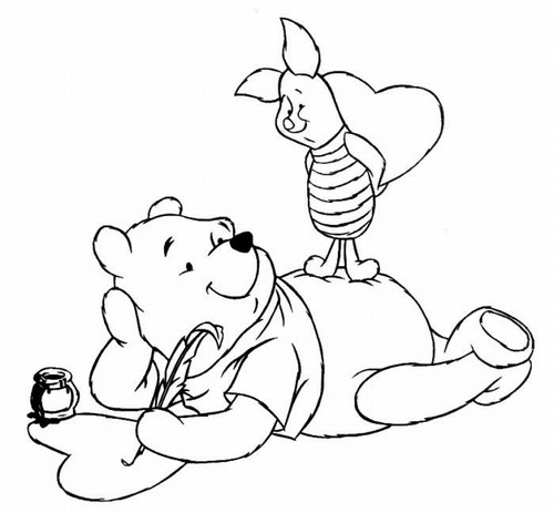 Coloring page: Winnie the Pooh (Animation Movies) #28836 - Free Printable Coloring Pages