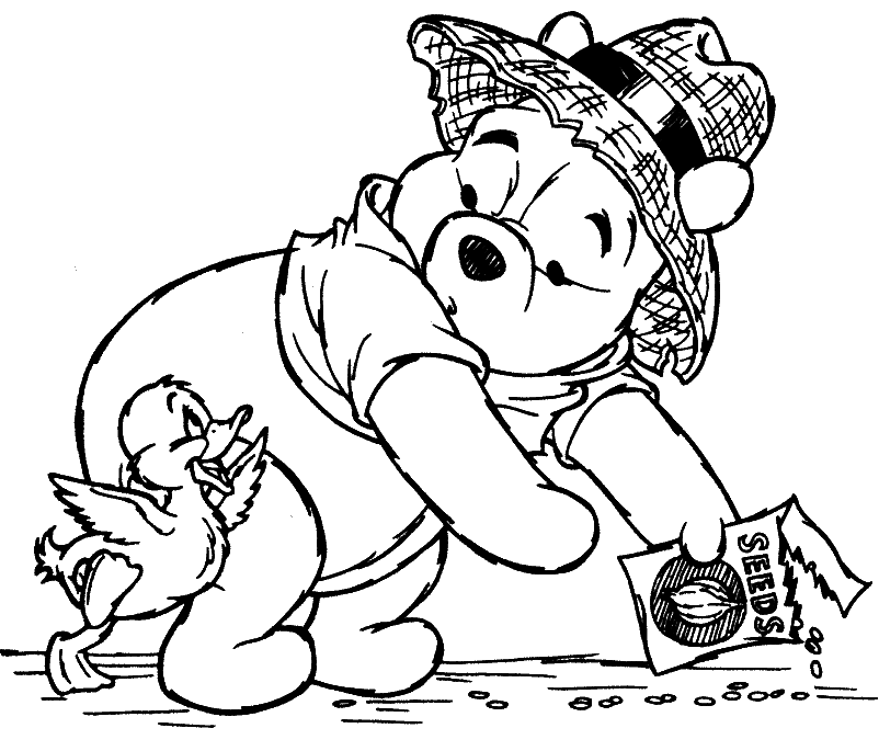 Coloring page: Winnie the Pooh (Animation Movies) #28842 - Free Printable Coloring Pages