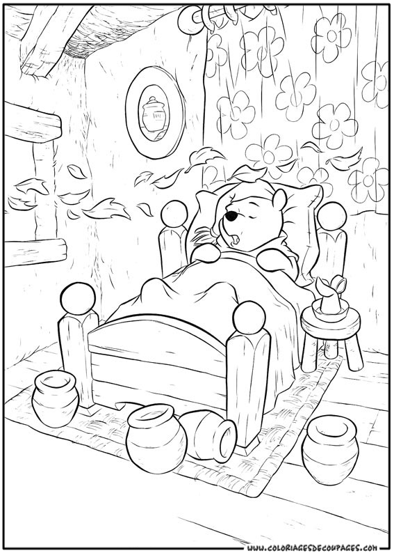 Coloring page: Winnie the Pooh (Animation Movies) #28852 - Free Printable Coloring Pages