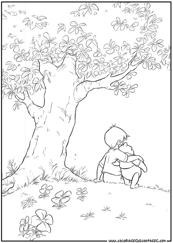 Coloring page: Winnie the Pooh (Animation Movies) #28858 - Free Printable Coloring Pages