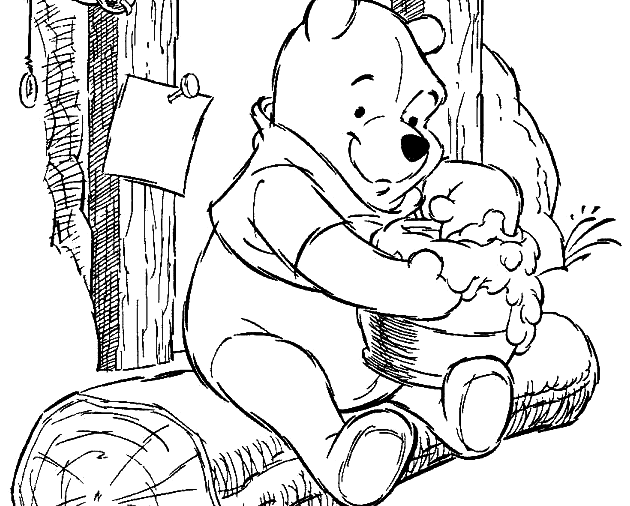 Coloring page: Winnie the Pooh (Animation Movies) #28864 - Free Printable Coloring Pages