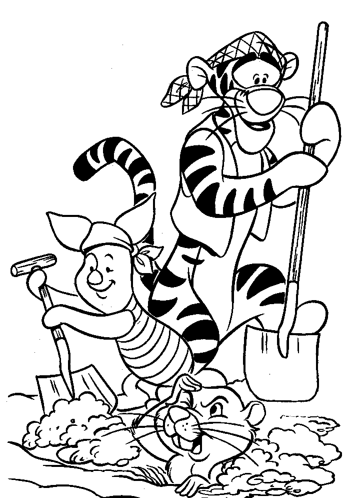 Coloring page: Winnie the Pooh (Animation Movies) #28965 - Free Printable Coloring Pages