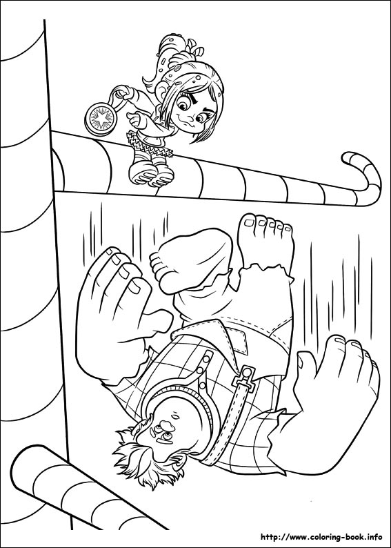 Coloring page: Wreck-It Ralph (Animation Movies) #130549 - Free Printable Coloring Pages