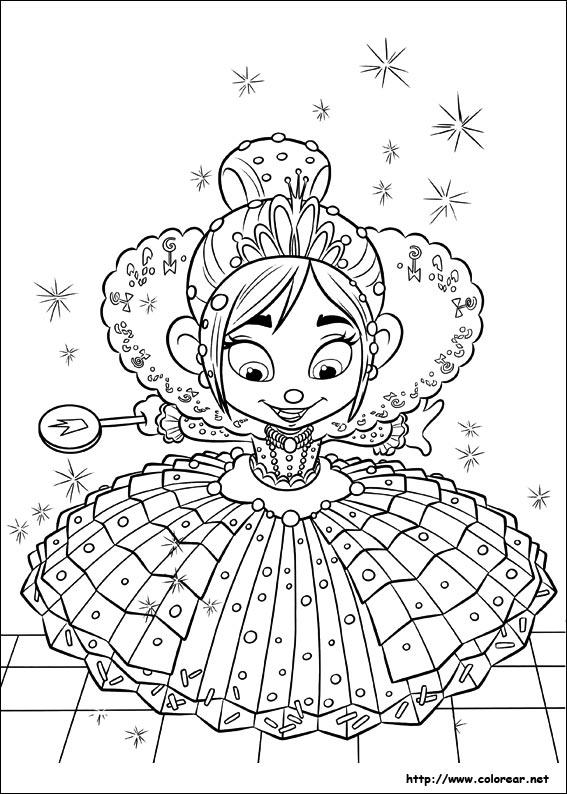 Coloring page: Wreck-It Ralph (Animation Movies) #130611 - Free Printable Coloring Pages