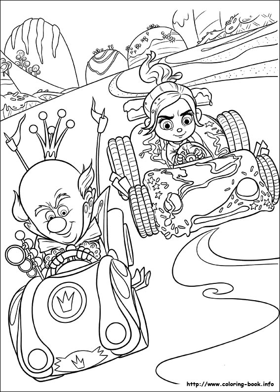 Coloring page: Wreck-It Ralph (Animation Movies) #130612 - Free Printable Coloring Pages