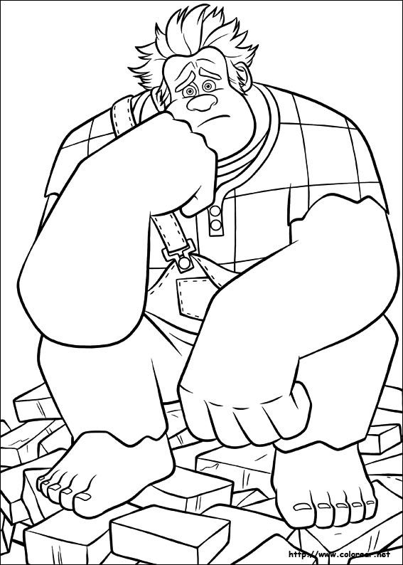 Coloring page: Wreck-It Ralph (Animation Movies) #130613 - Free Printable Coloring Pages