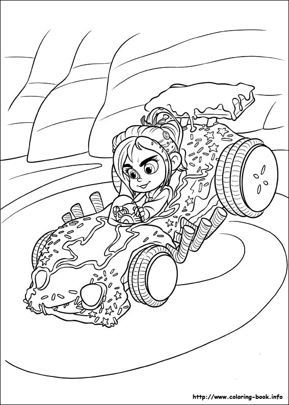 Coloring page: Wreck-It Ralph (Animation Movies) #130618 - Free Printable Coloring Pages