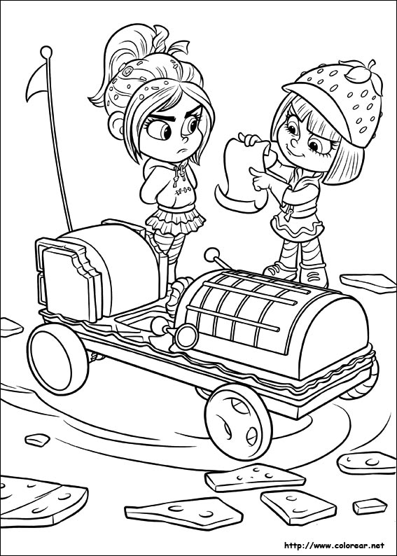 Coloring page: Wreck-It Ralph (Animation Movies) #130625 - Free Printable Coloring Pages