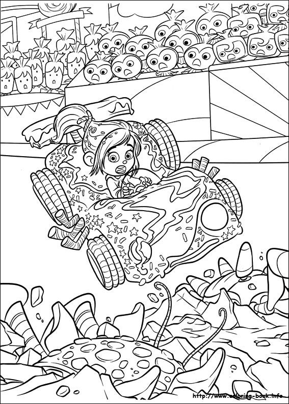 Coloring page: Wreck-It Ralph (Animation Movies) #130626 - Free Printable Coloring Pages