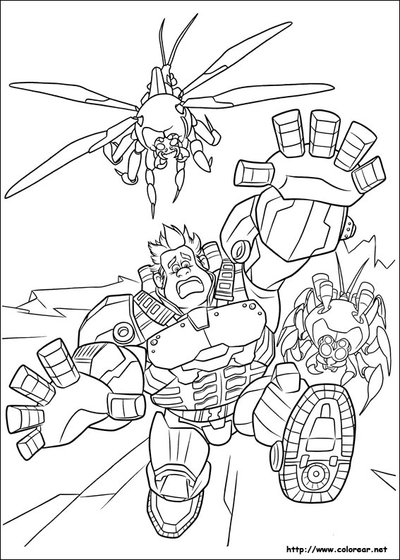 Coloring page: Wreck-It Ralph (Animation Movies) #130629 - Free Printable Coloring Pages