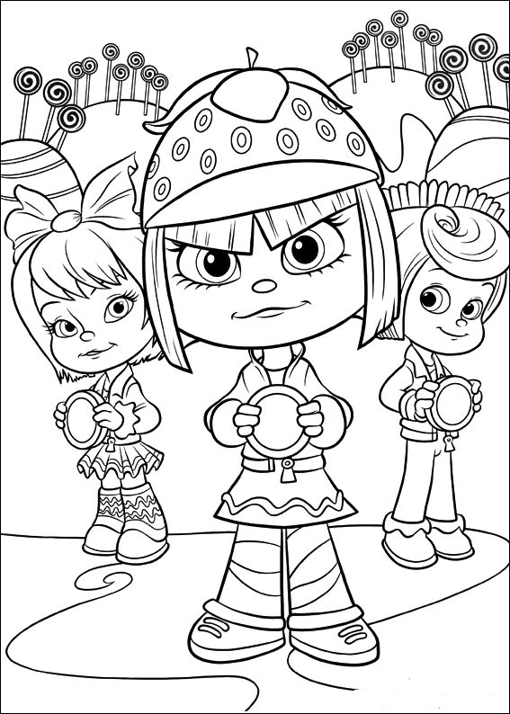 Coloring page: Wreck-It Ralph (Animation Movies) #130633 - Free Printable Coloring Pages