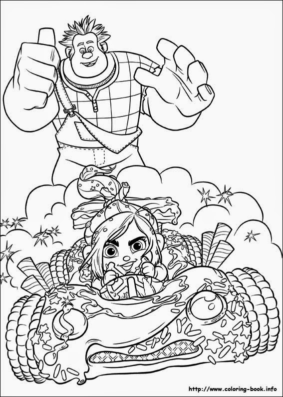 Coloring page: Wreck-It Ralph (Animation Movies) #130634 - Free Printable Coloring Pages