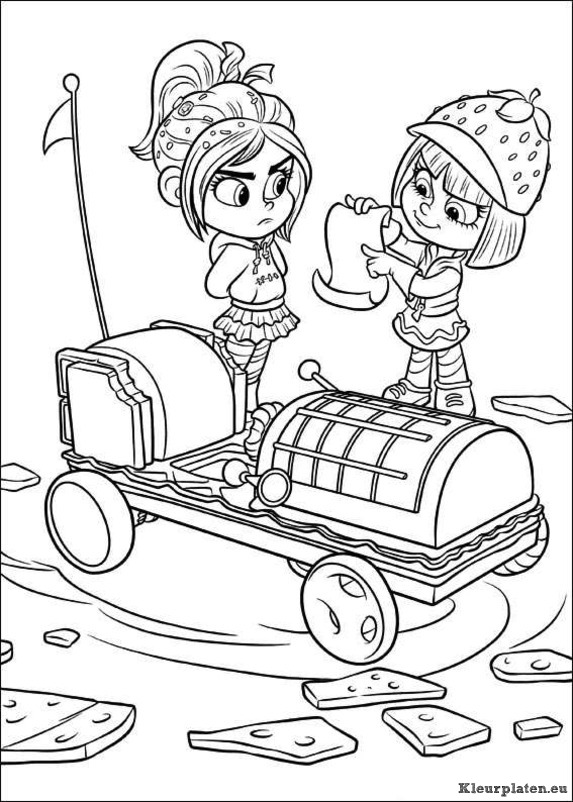 Coloring page: Wreck-It Ralph (Animation Movies) #130637 - Free Printable Coloring Pages