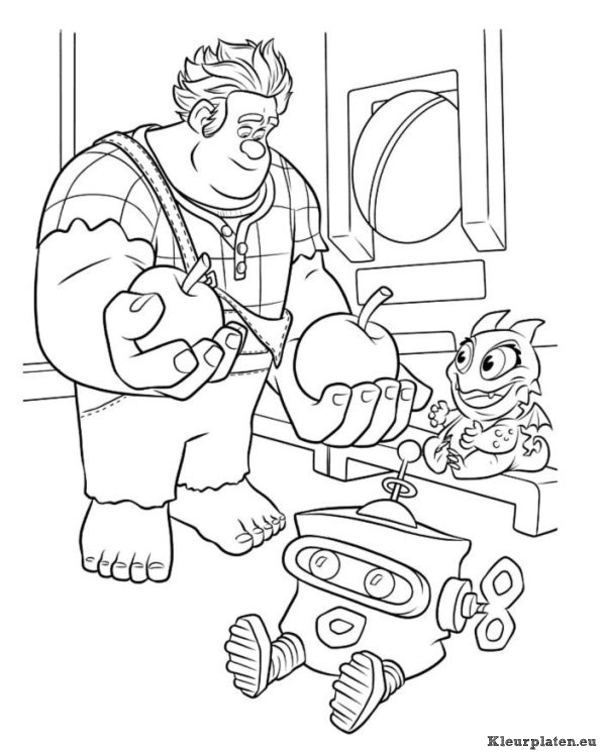 Coloring page: Wreck-It Ralph (Animation Movies) #130678 - Free Printable Coloring Pages