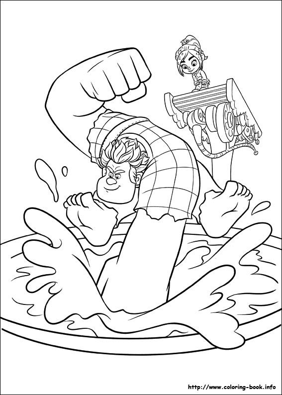 Coloring page: Wreck-It Ralph (Animation Movies) #130693 - Free Printable Coloring Pages