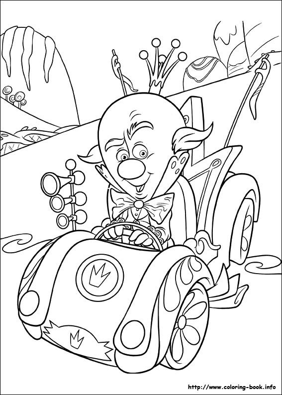 Coloring page: Wreck-It Ralph (Animation Movies) #130696 - Free Printable Coloring Pages
