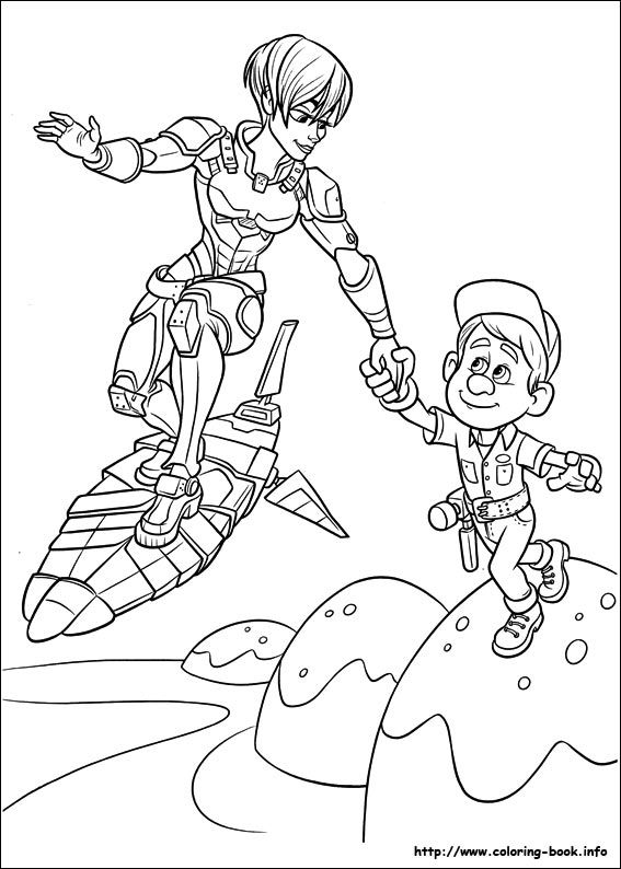 Coloring page: Wreck-It Ralph (Animation Movies) #130698 - Free Printable Coloring Pages