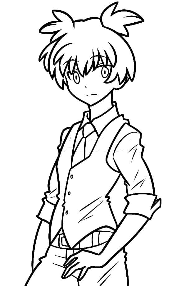 Free printable Assassination Classroom coloring page #184484 from Anime and Manga collection