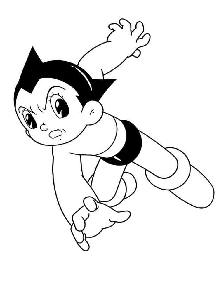 Free printable Astro Boy coloring page #207039 from Anime and Manga collection