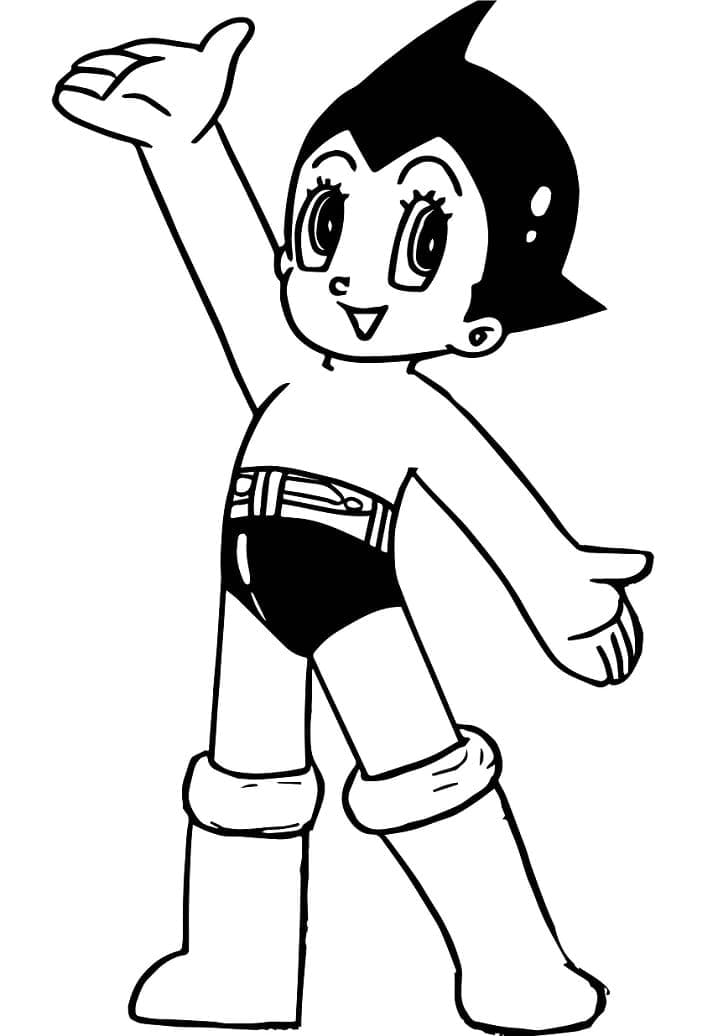 Free printable Astro Boy coloring page #207049 from Anime and Manga collection