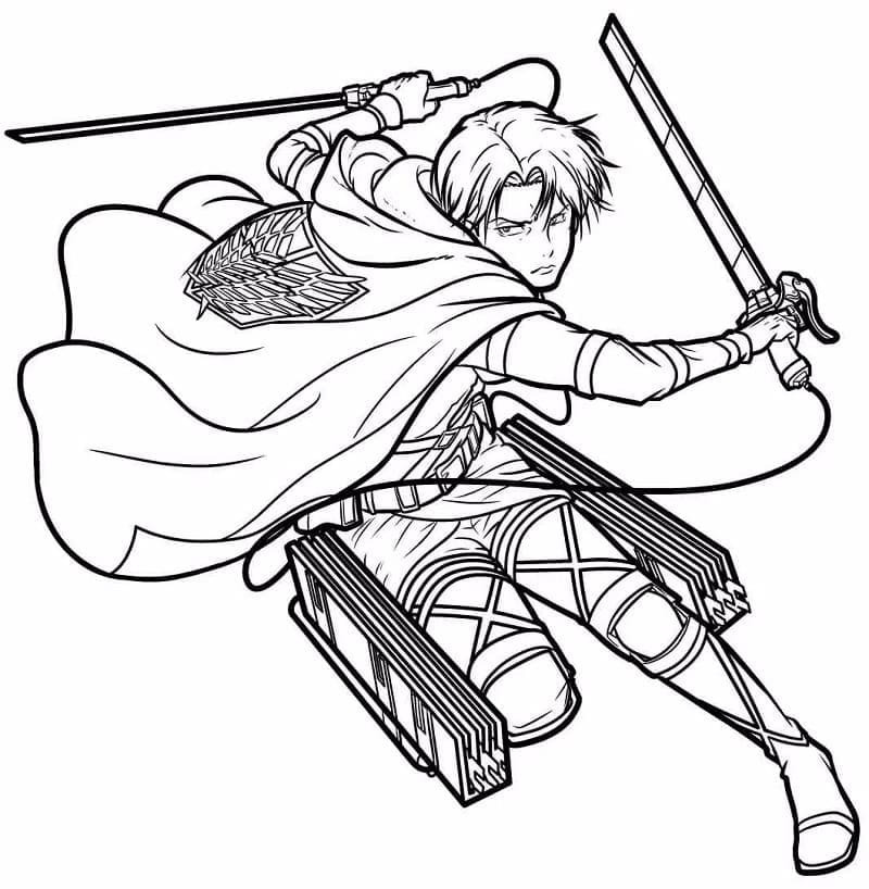 Free printable Attack on Titan coloring page #182957 from Anime and Manga collection