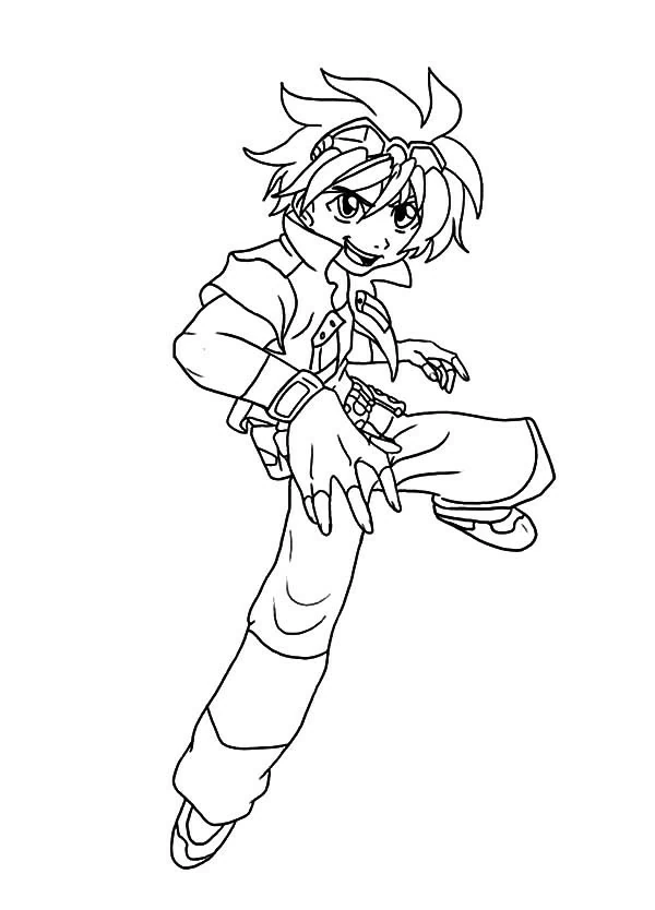 Free printable Beyblade coloring page #46887 from Anime and Manga collection