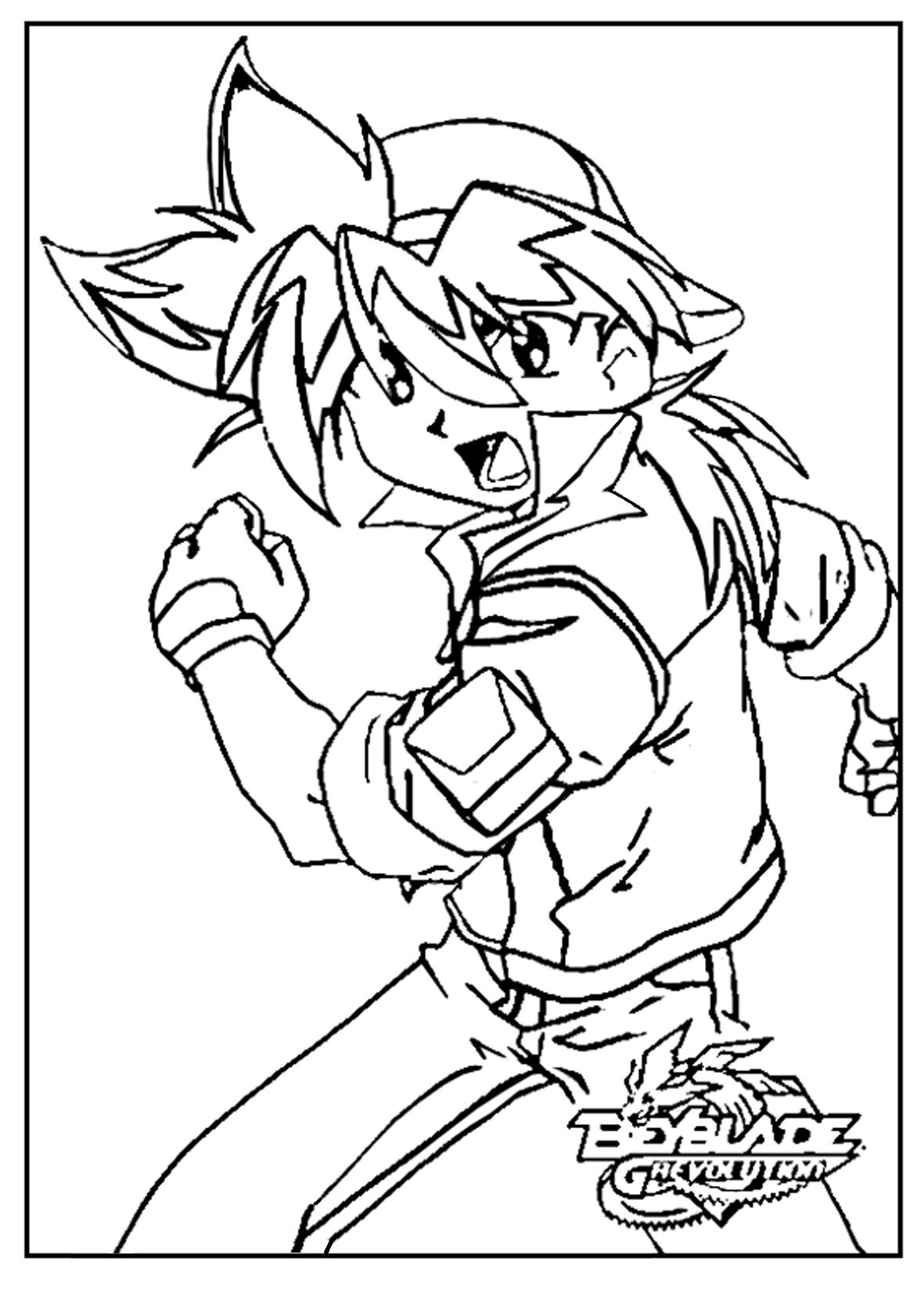Coloring page: Beyblade (Anime and Manga) #46928 - Free Printable Coloring Pages