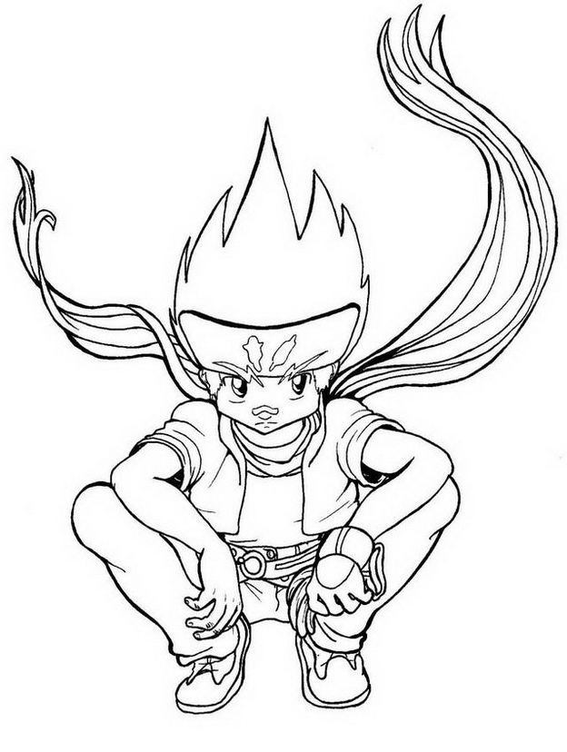 Free printable Beyblade coloring page #47089 from Anime and Manga collection