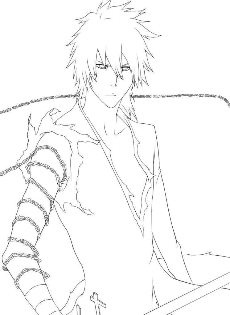 Free printable Bleach coloring page #208079 from Anime and Manga collection Free printable Bleach coloring page #208079 from Anime and Manga collection