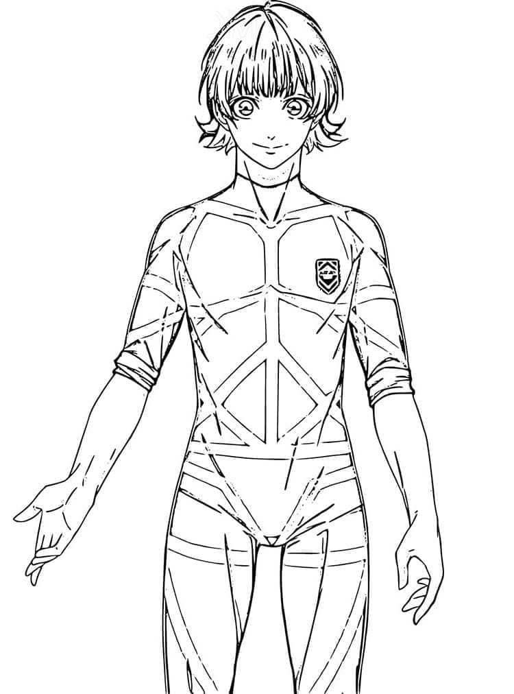 Free printable Blue Lock coloring page #212776 from Anime and Manga collection