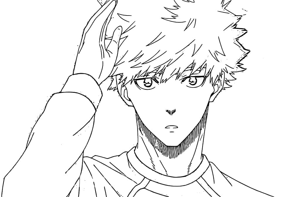 Free printable Blue Lock coloring page #212788 from Anime and Manga collection