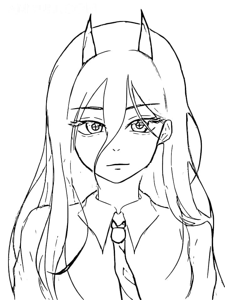 Free printable Chainsaw Man coloring page #182865 from Anime and Manga collection