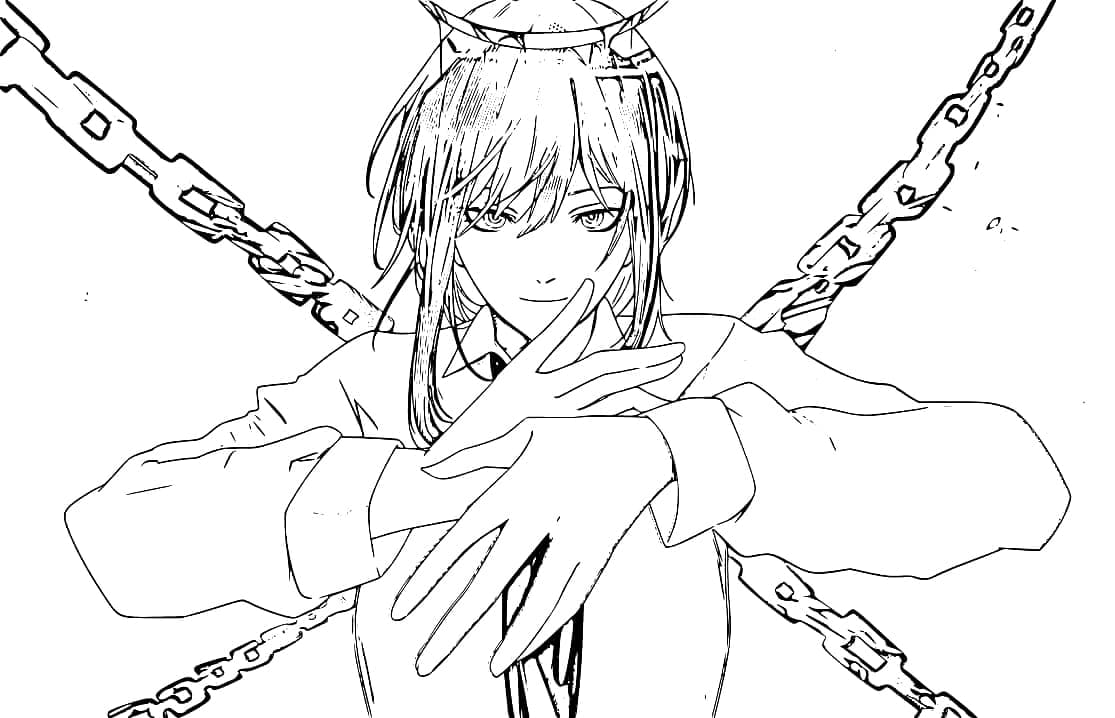 Free printable Chainsaw Man coloring page #182870 from Anime and Manga collection Free printable Chainsaw Man coloring page #182870 from Anime and Manga collection