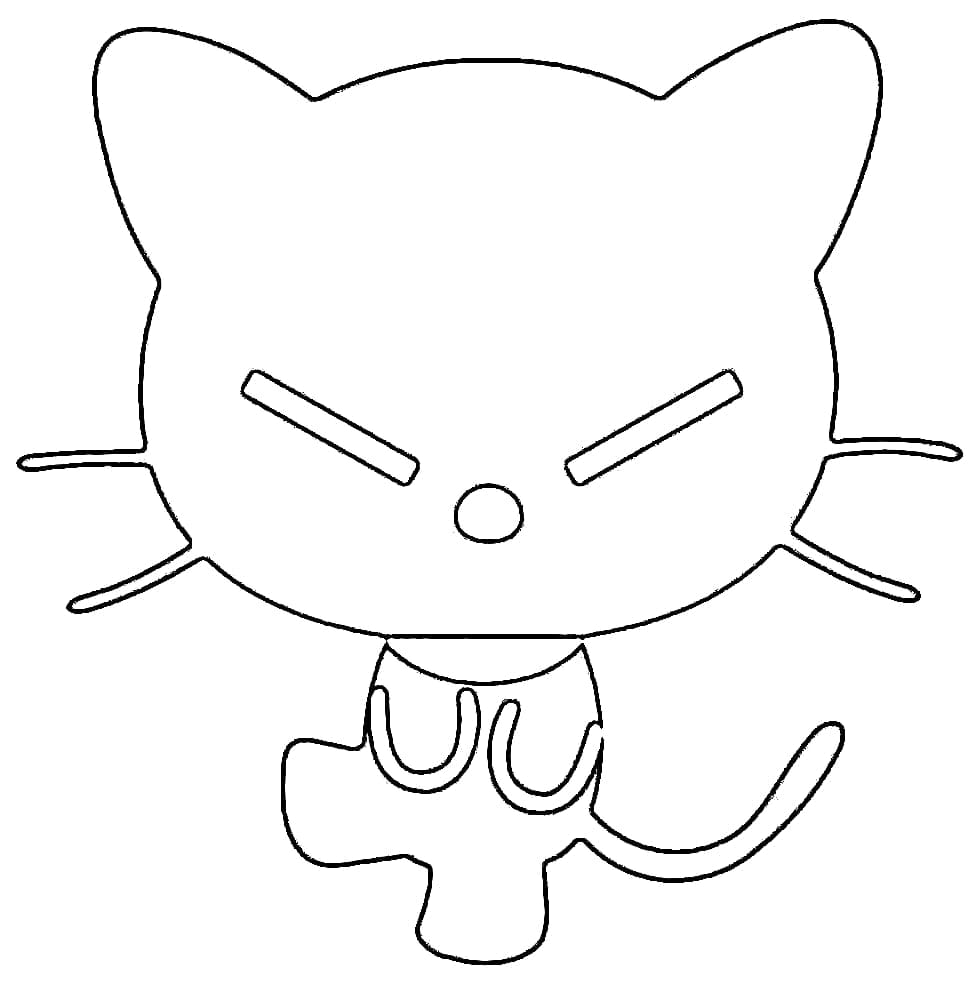 Free printable Chococat coloring page #220256 from Anime and Manga collection