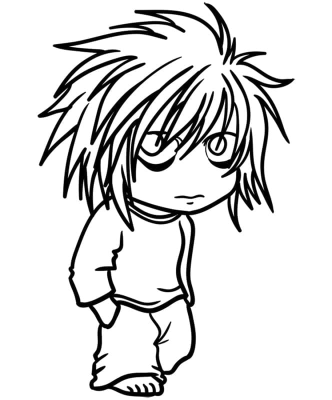 Free printable Death Note coloring page #183135 from Anime and Manga collection Free printable Death Note coloring page #183135 from Anime and Manga collection