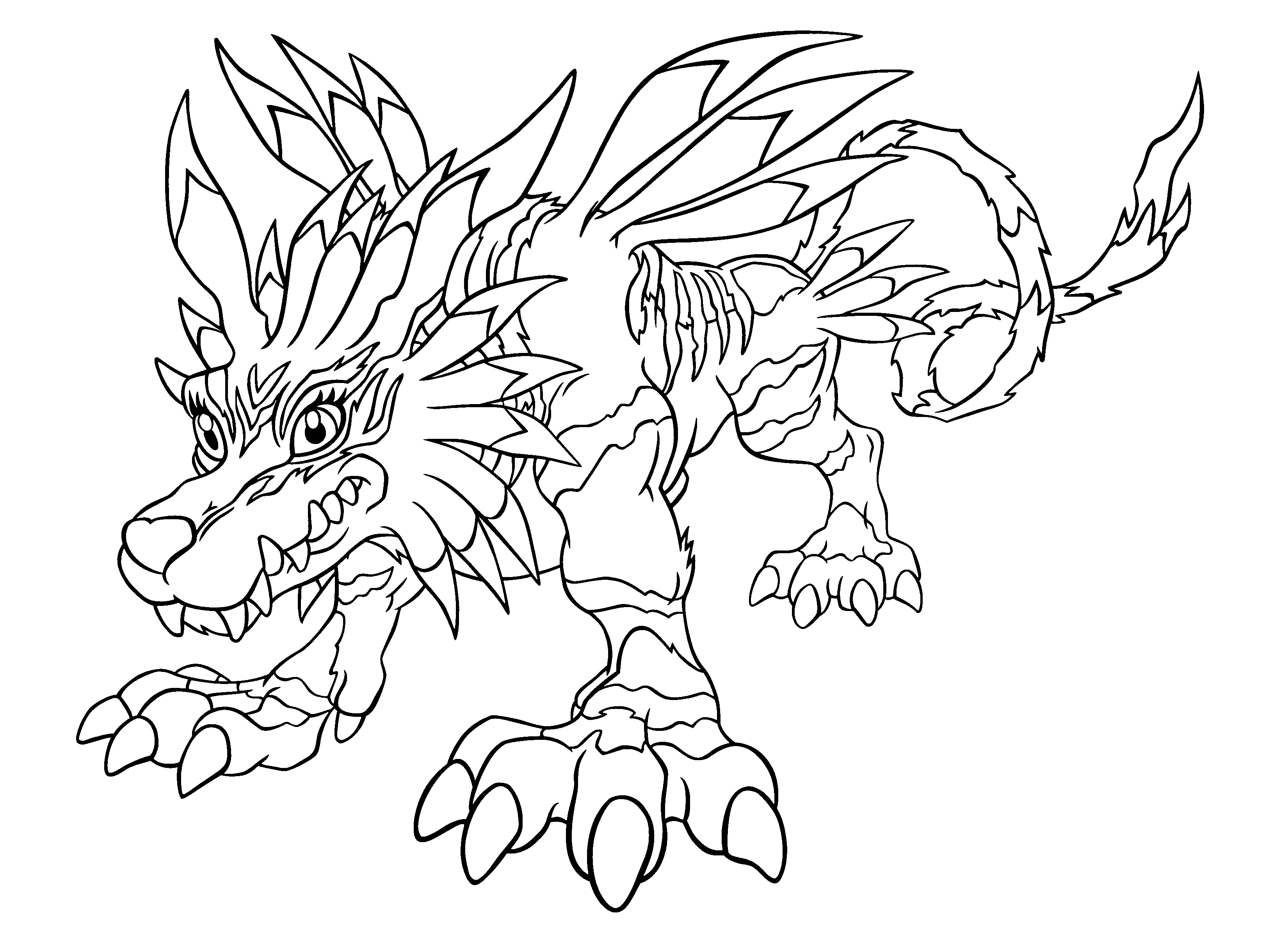 Free printable Digimon coloring page #51473 from Anime and Manga collection Free printable Digimon coloring page #51473 from Anime and Manga collection