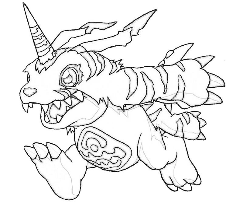 Free printable Digimon coloring page #51549 from Anime and Manga collection