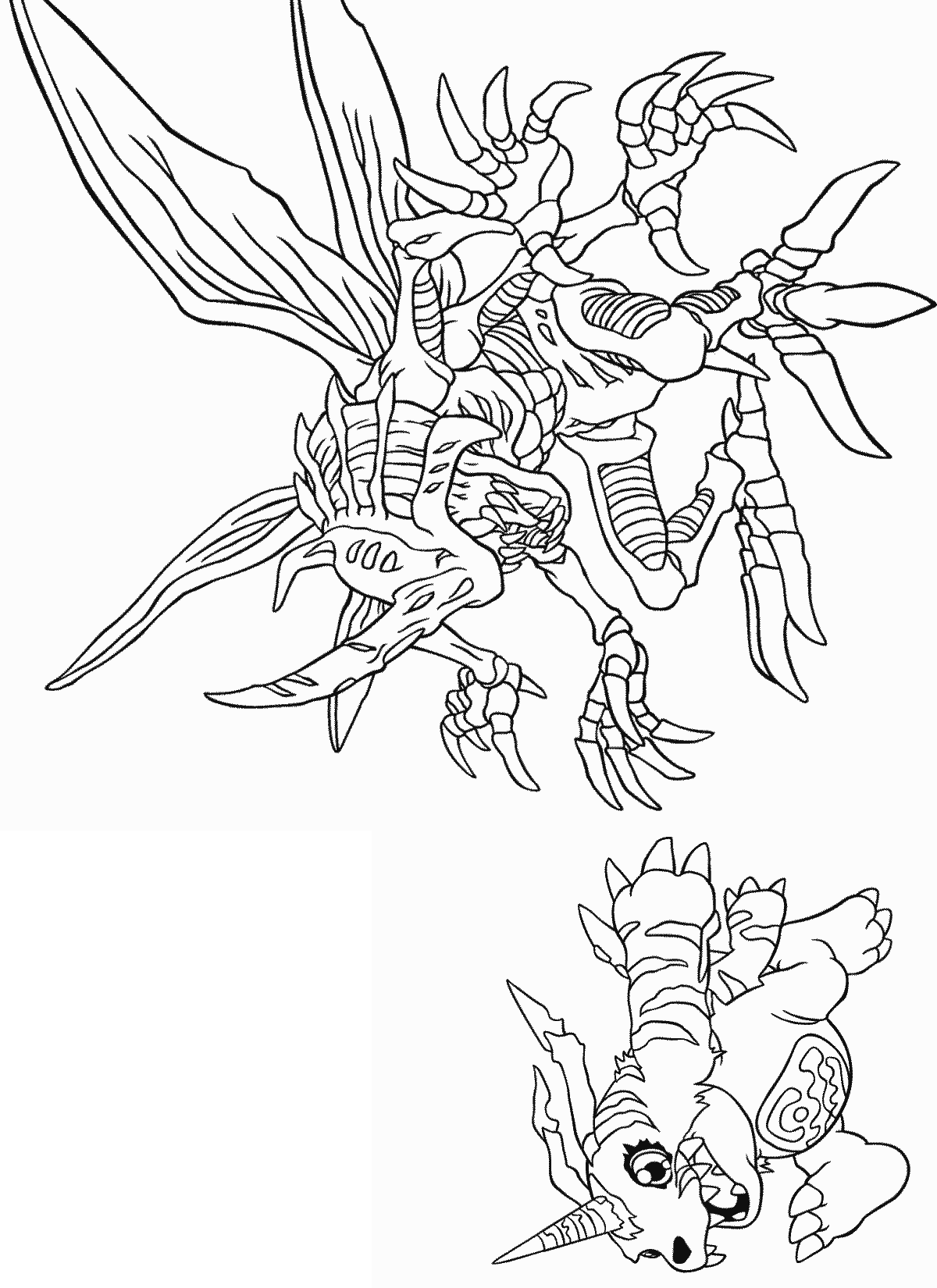 Free printable Digimon coloring page #51658 from Anime and Manga collection Free printable Digimon coloring page #51658 from Anime and Manga collection
