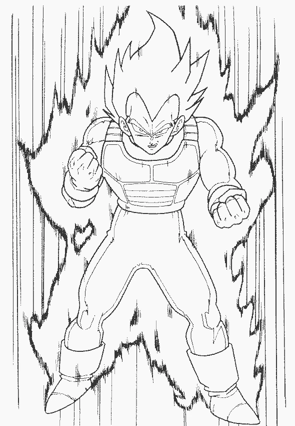 Free printable Dragon Ball Z coloring page #38488 from Anime and Manga collection