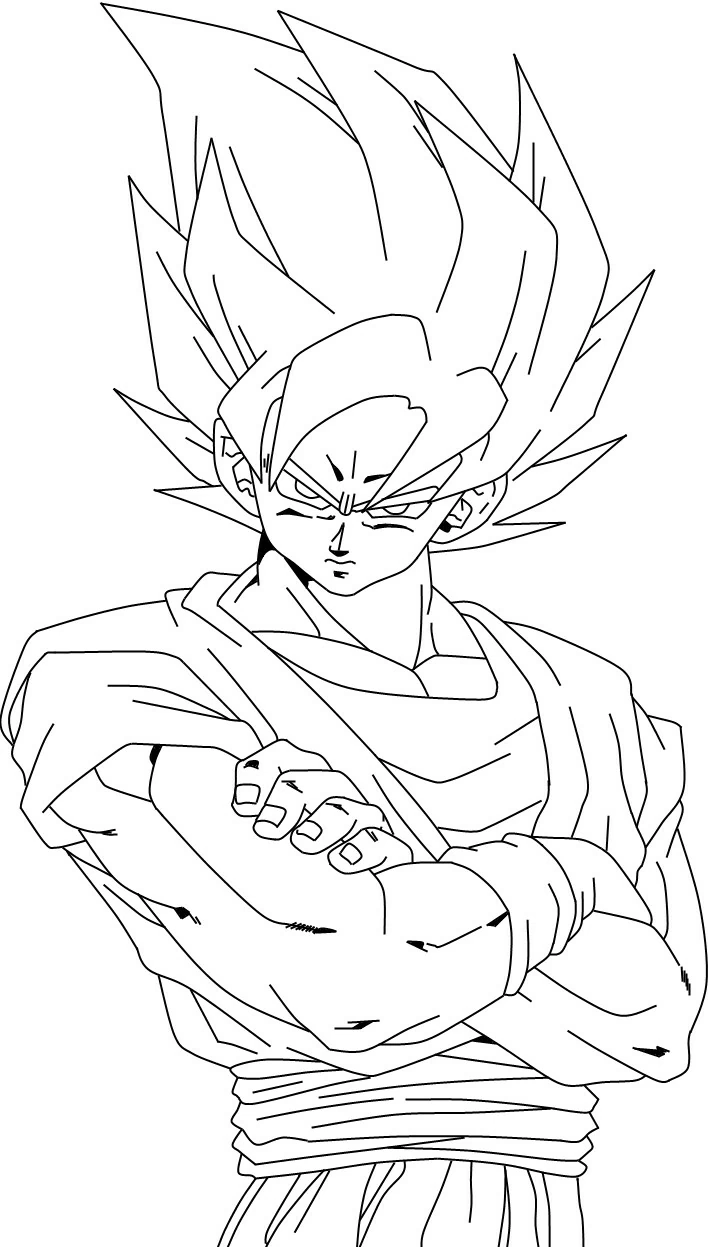 Coloring page: Dragon Ball Z (Anime and Manga) #38581 - Free Printable Coloring Pages