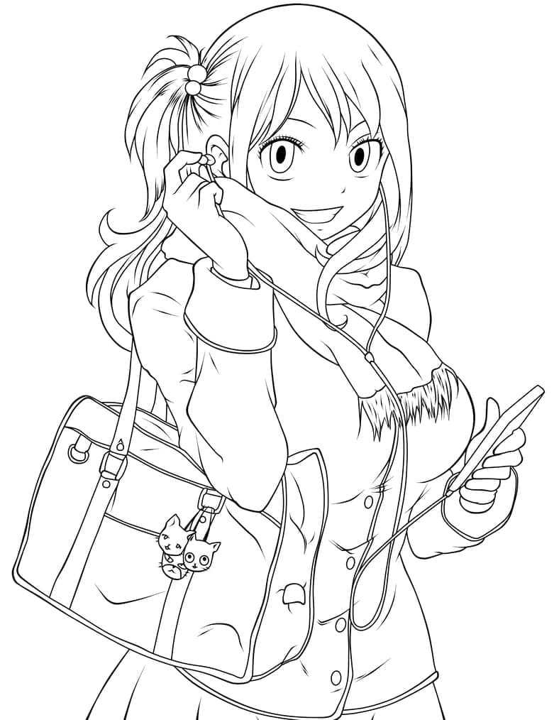 Free printable Fairy Tail coloring page #176061 from Anime and Manga collection