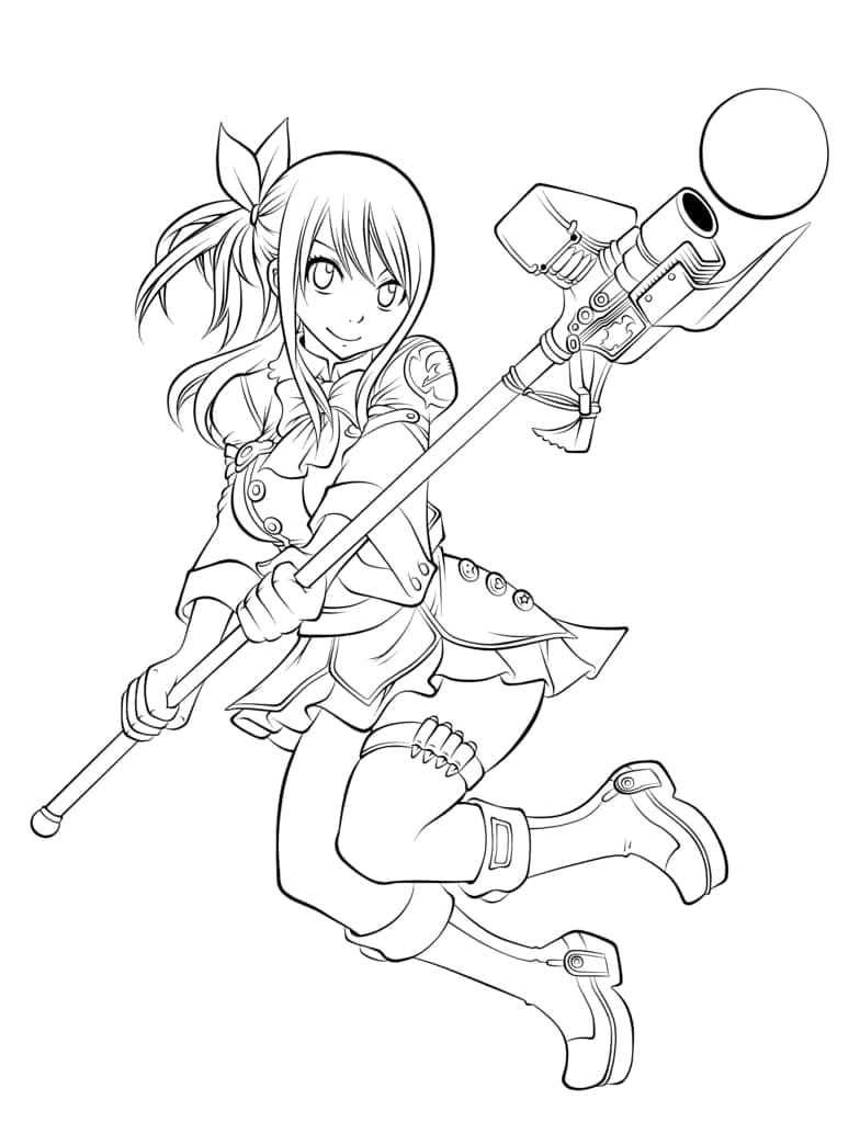 Free printable Fairy Tail coloring page #176063 from Anime and Manga collection