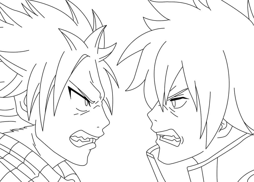 Free printable Fairy Tail coloring page #176074 from Anime and Manga collection