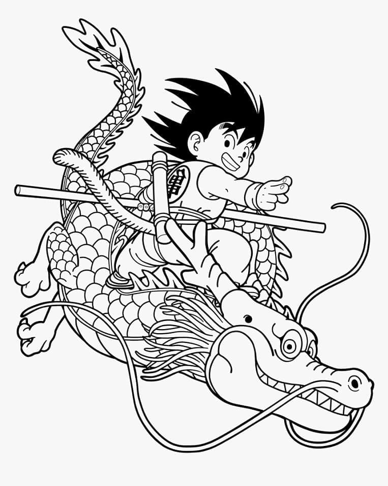 Free printable Goku coloring page #201356 from Anime and Manga collection Free printable Goku coloring page #201356 from Anime and Manga collection
