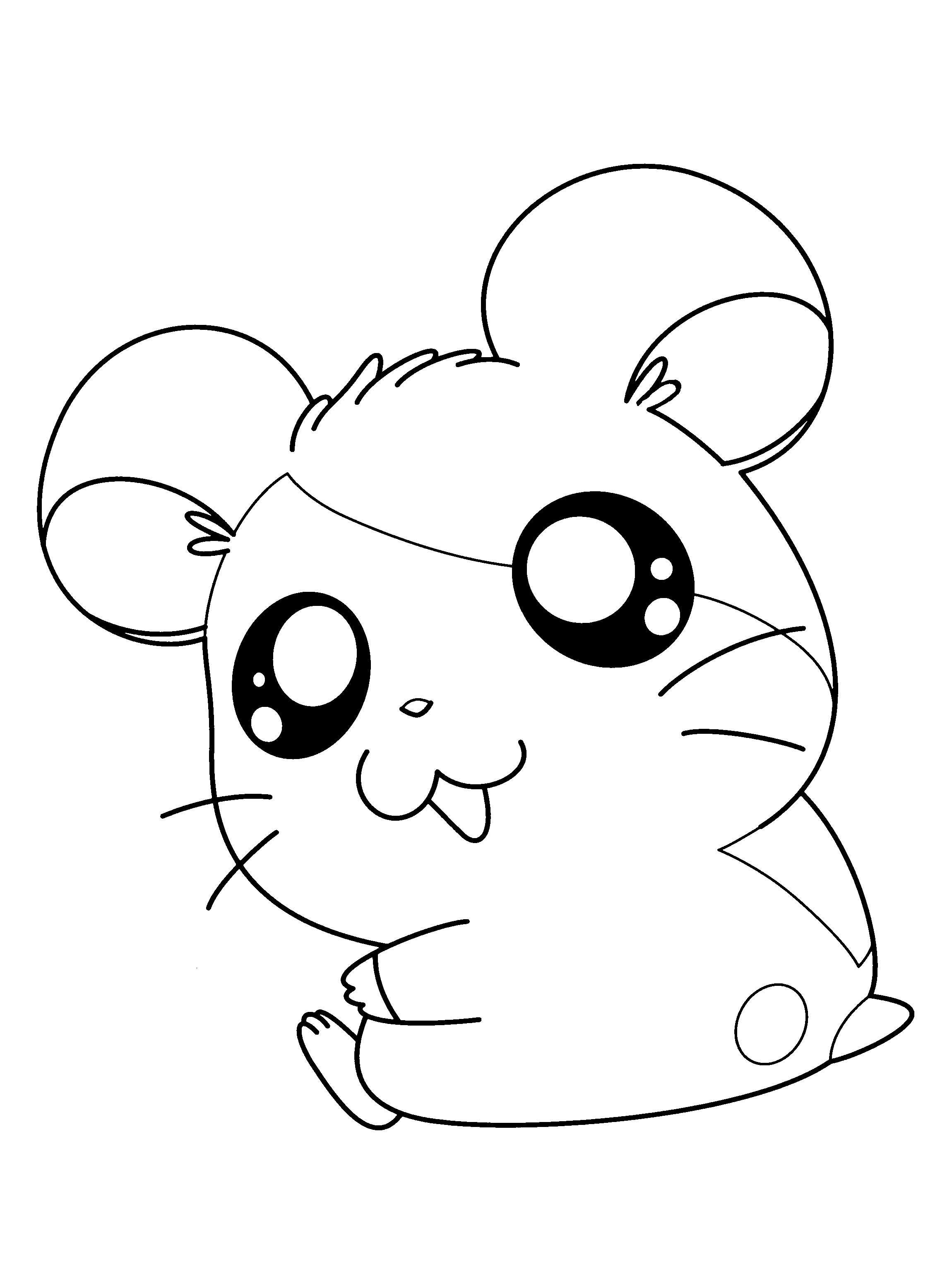 Coloring page: Hamtaro (Anime and Manga) #39917 - Free Printable Coloring Pages