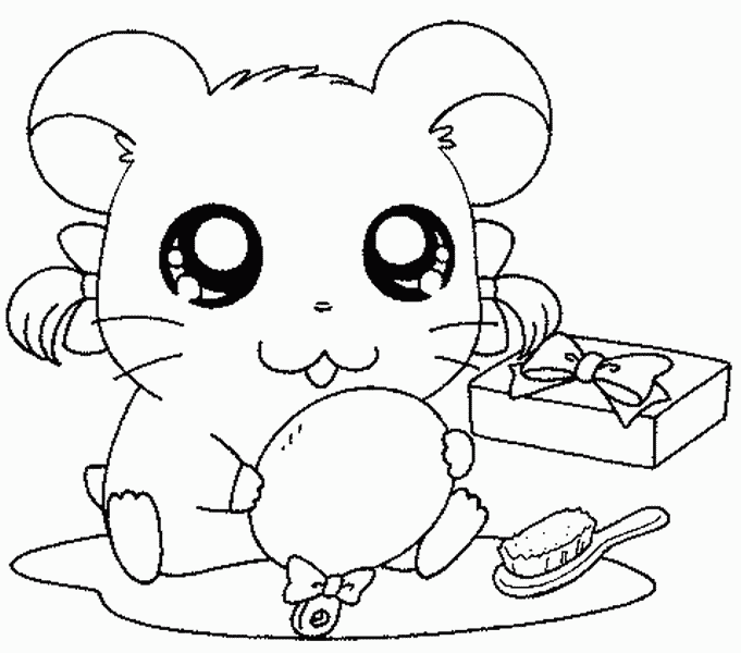 Coloring page: Hamtaro (Anime and Manga) #40061 - Free Printable Coloring Pages