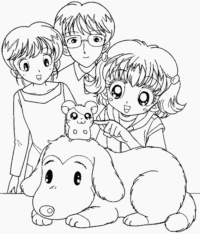 Free printable Hamtaro coloring page #40132 from Anime and Manga collection Free printable Hamtaro coloring page #40132 from Anime and Manga collection